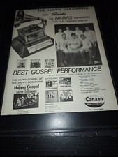 The Happy Goodmans Rare Original 1969 Grammy Awards Promo Poster Ad Framed!