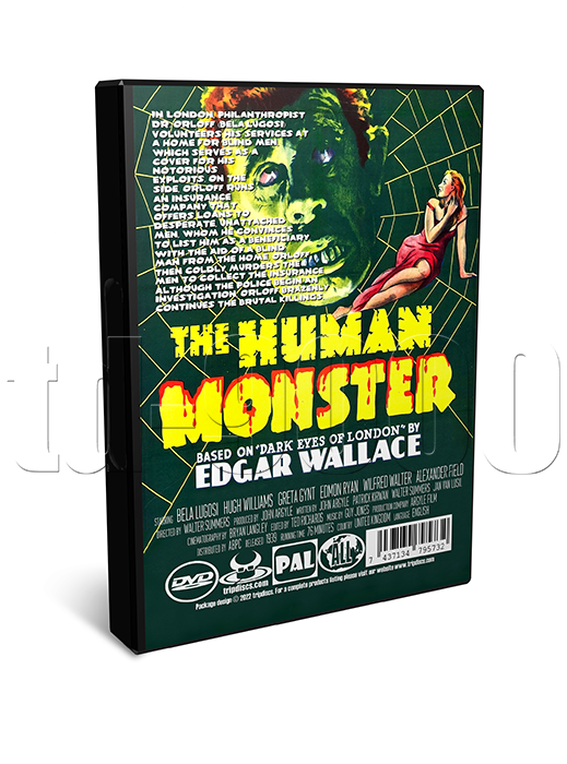 The Human Monster (1939) Bela Lugosi Crime, Horror, Mystery Movie on DVD