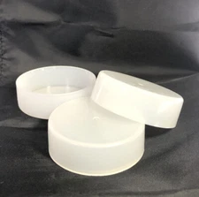 Nikon White Rear Lens Caps Covers for F-mount Clear Translucent Lot of 3 (3x)