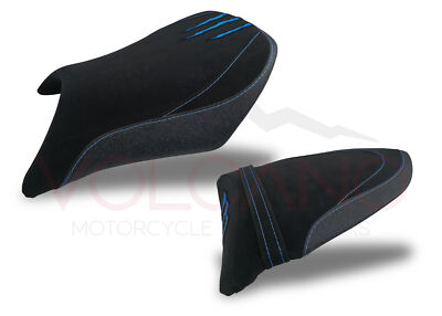 FIT KAWASAKI NINJA ZX 6R 2005-2006 Volcano Design Seat Cover BLUE