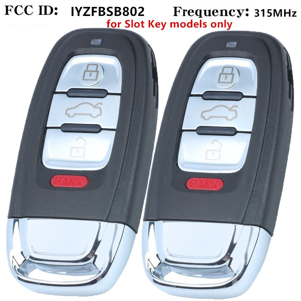 Coque Clé pour Audi Q2 Q3 Q5 Q7 Q8 A4 A5 A6 A7 A8 TT - Clé Intelligente
