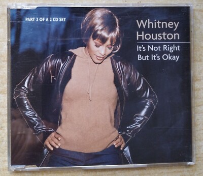 Whitney Houston It's Not Right But It's OK CD-Sgl UK 1999 Cd #2