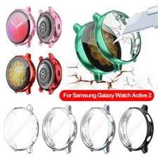 For Samsung Galaxy Watch Active 2 44mm 40 Hard Case Full Cover Screen Protector