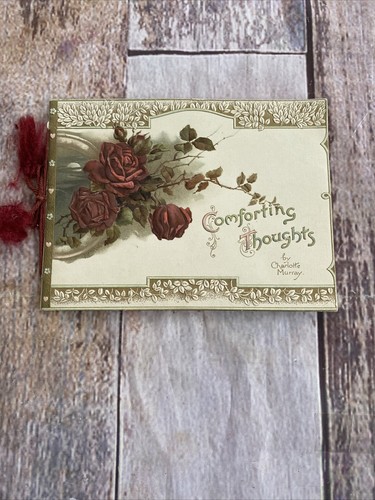 Antique Castell Brothers Comforting Thoughts By Charlotte Murray 1903 Booklet
