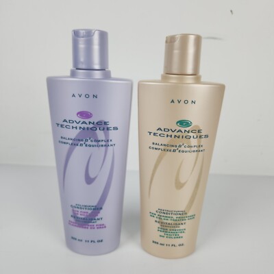 2 Avon Advance Techniques Conditioner  11 oz New/Retired 2000 Sealed Volumizing