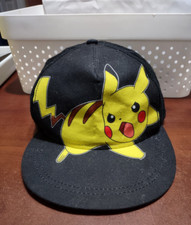 Official POKEMON Pikachu Hat Nintendo Snapback Kids Cap Youth Adjustable