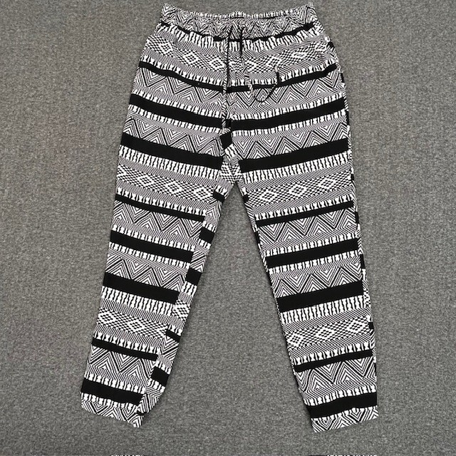 Body Central Leggings Womens Size XL Black White Stretch Workout