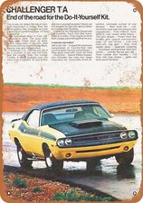 Metal Sign - 1971 Dodge Challenger Ta - Vintage Look Reproduction