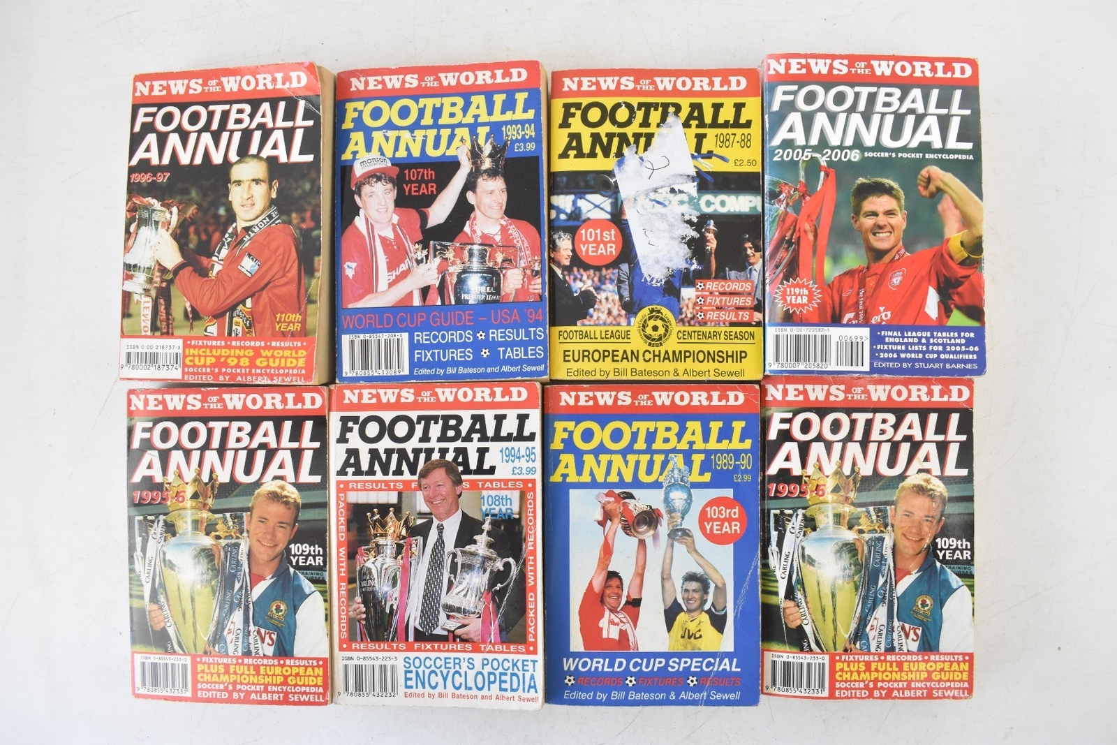 Job Lot Of 34 News of The World Football Annuals Books 1982/83 Season