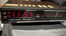 Radio Realistic Chronomantic 248 Model 12-1555 AM FM Dual Alarm Clock Vintage