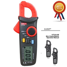 UNI-T UT210A Mini Clamp Meter AC current AC Amp Tester Meter✦Kd