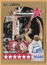 A.C. GREEN WESTS ALL-STAR #17 NBA HOOPS 1990-91