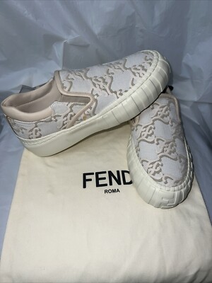 Fendi Canvas Logo Sneaker