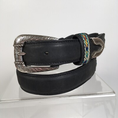 Resistol leather belt & buckle Resistol Leather Men Belt | eBay main image 3