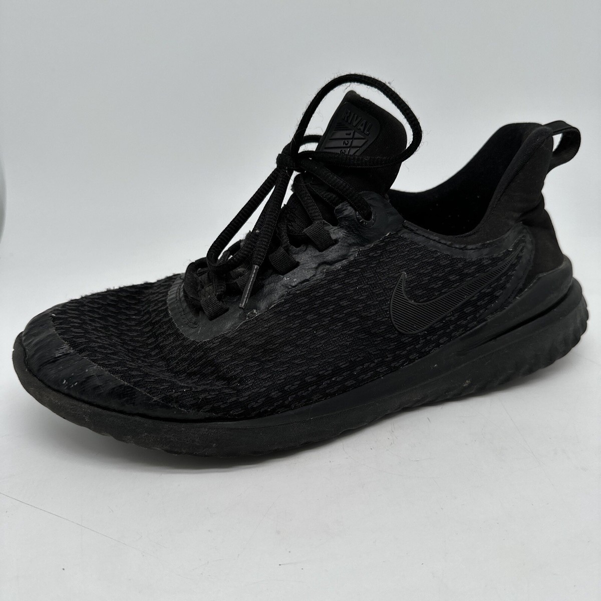 Nike Mens Renew Rival AA7400-002 Black Running Shoes Sneakers Size