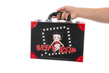 Rare Hollywood Light Up Betty Boop Vanity Case - Suitcase Style Vanity Box