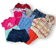 12M Girls Clothing Bundle Lot Lace Skirt Romper Bodysuit Sweatpants Top Jeans
