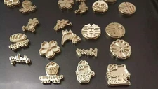 Custom made Brass LOGO Leather Stamp cake food baking Heat Embosser Seal Tool