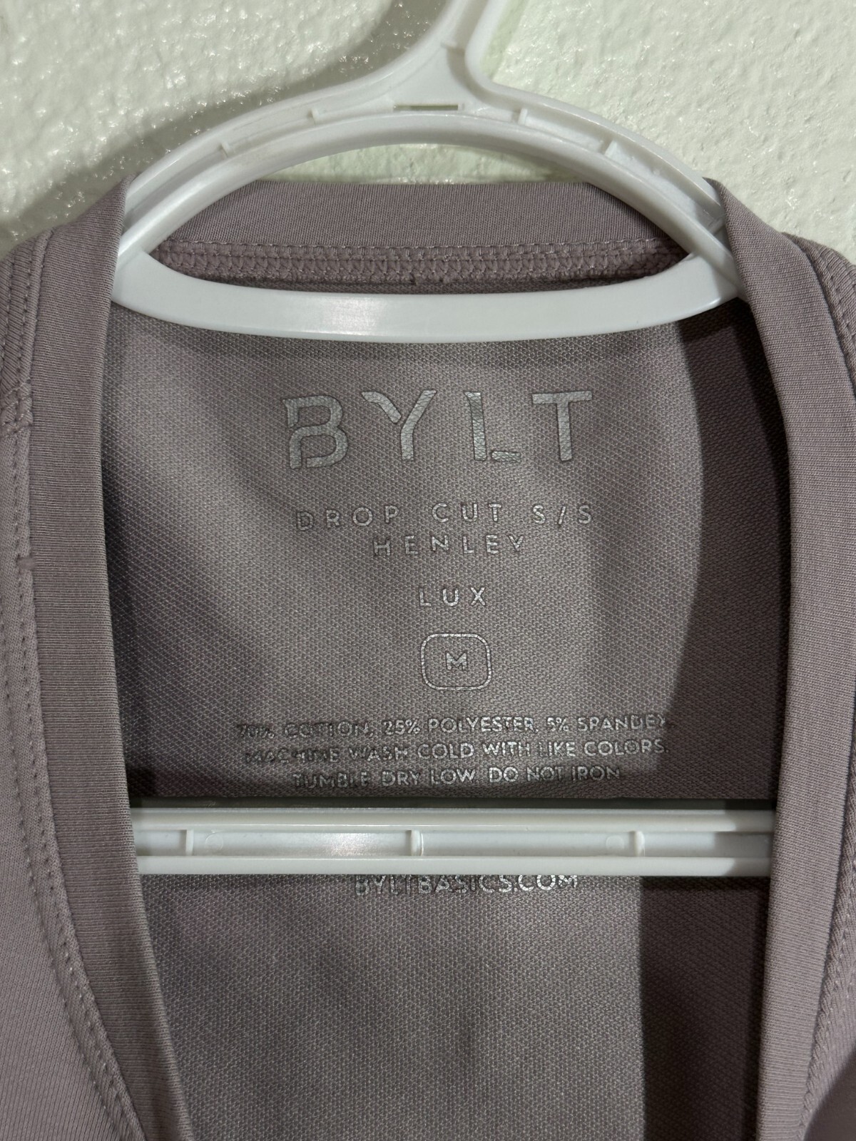 BYLT PREMIUM BASICS - LUX DROP CUT HENLEY - (IRIS… - image 3