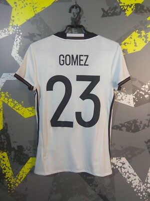 Gomez Germany Jersey Home football shirt 2016 - 2017 Adidas Woman SIze M ig93