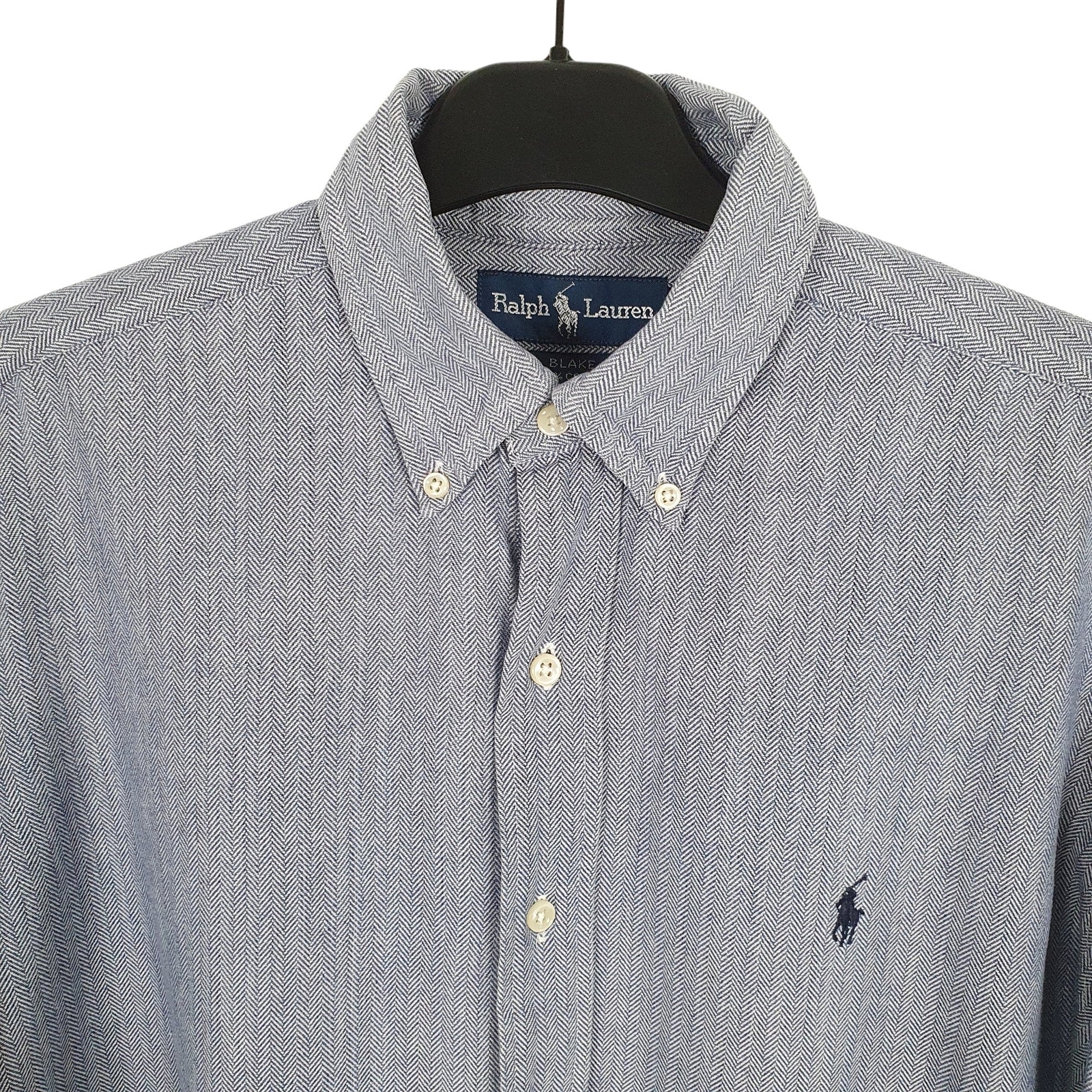 RALPH LAUREN Blue Shirt Long Sleeve Casual Mens M image 2