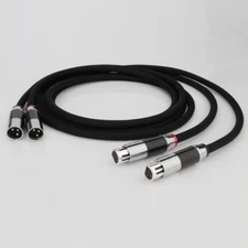 Preffair OCC Copper Silver Plated XLR Plug Audio Balance Interconnection Cable