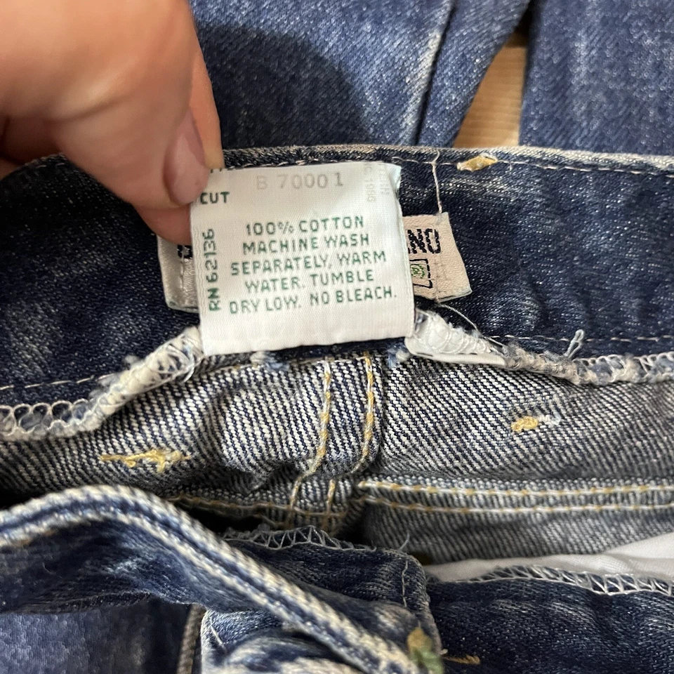 Vintage Guess Georges Marciano Jeans USA Made Size 14 25”W/28”L - Image 4 of 4