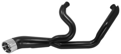 Black 2-1 Turn Out Exhaust For 18+ Harley Softail M8 92142