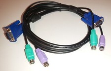 ✅ D-Link KVM Cable with VGA and PS/2 ✔ DKVM-CB ✅ nuovo, mai usato 
