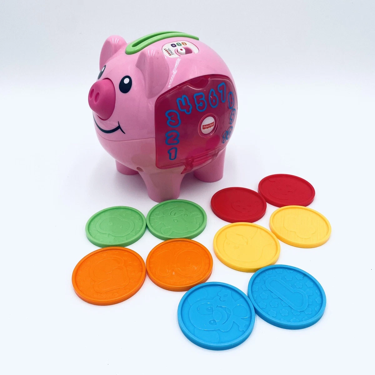 Fisher Price Preschool Electronic Pig Counting Music Educational Piggy Bank