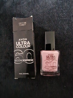 AVON Ultra Colour Nail Polish 60 Second Express Farbe  cotton candy 10ml   NEU