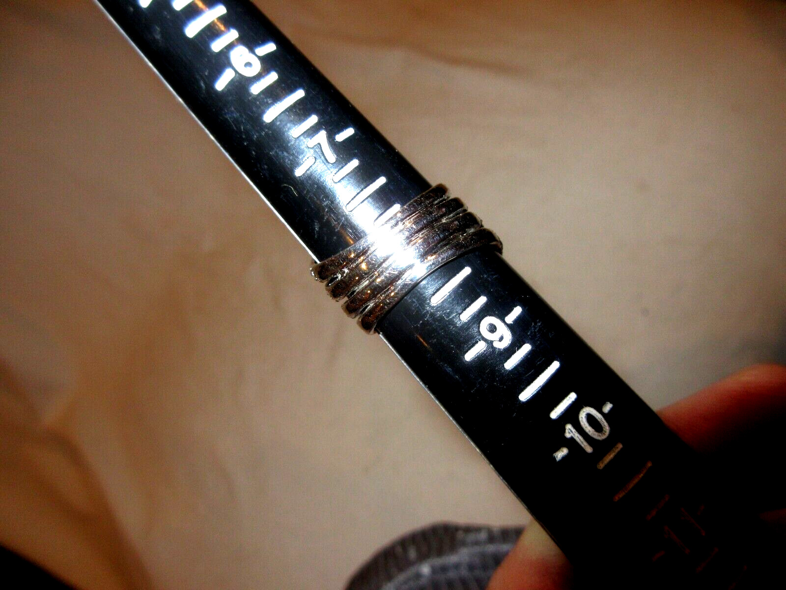 Marked 925 Solid Silver/Black Onyx Cocktail Ring … - image 4