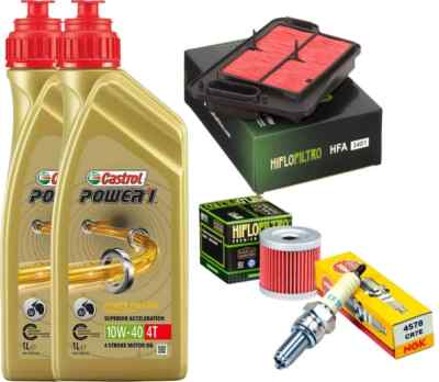 SUZUKI BURGMAN 400 2007-2017 Wartungs-Set: CATROL 10W40, Ölfilter, Luftfilter