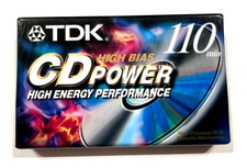 TDK CD power 110 audiocassetta…