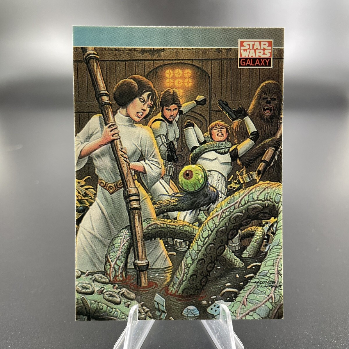 1993 Topps Star Wars Galaxy Princess Leia #93 - Fastner And Larson