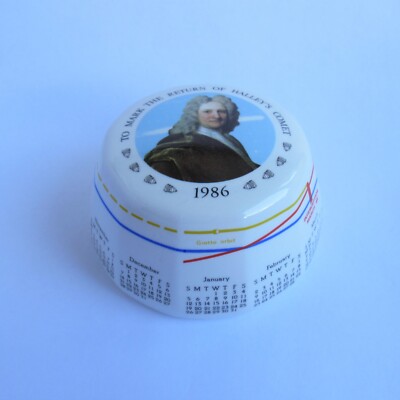 Vintage Wedgwood Briefbeschwerer ''To Mark the Return of Halley's Comet'' 1985 1986