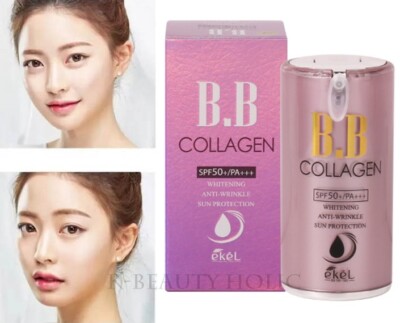 EKEL/Perfect Cover Collagen BB Cream 50g SPF 50+ PA+++/#21,#23/K-Beauty Holic