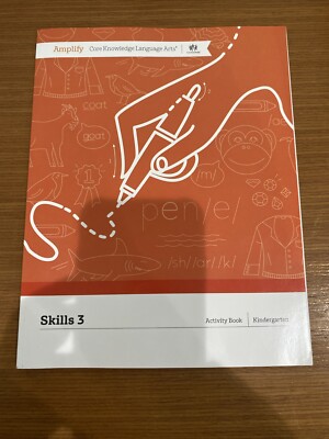 Amplify Core Knowledge Language Arts Skills 3 Kindergarten Activity Book Unused