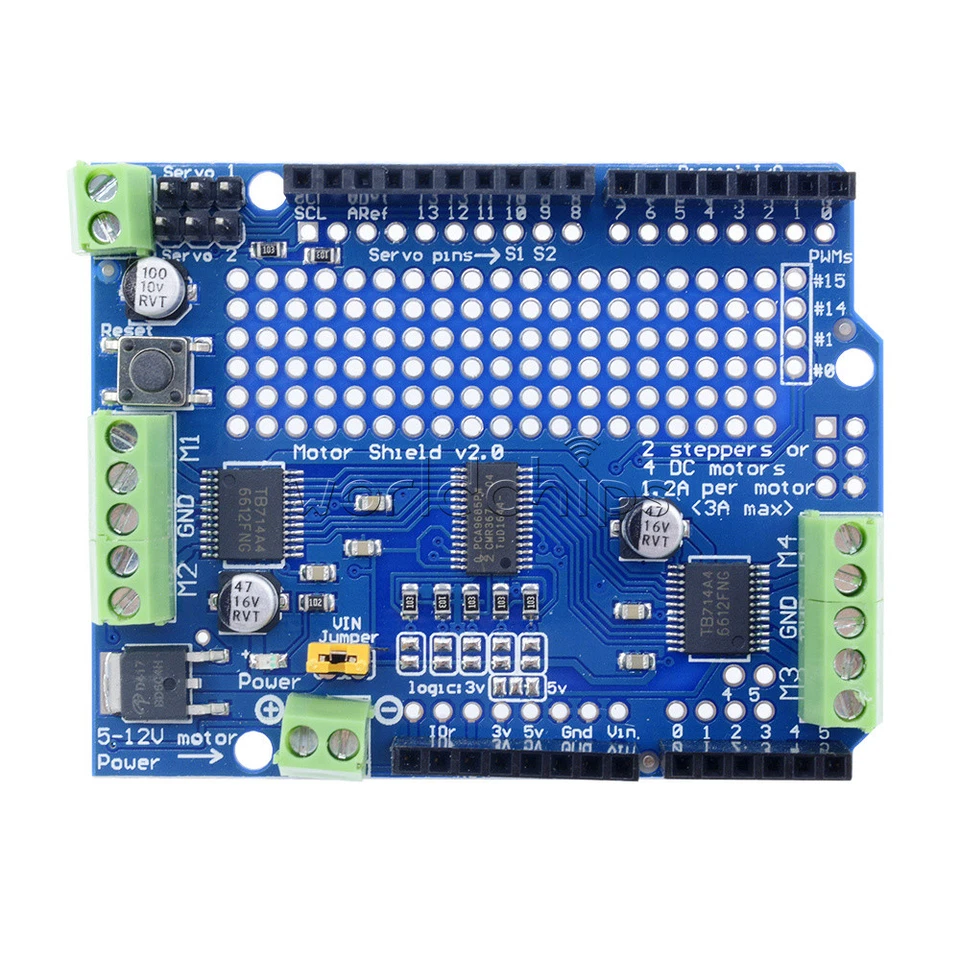 I2C TB6612 Stepper Motor PCA9685 Servo Driver V2 Shield For Arduino Robot PWM - Image 4 of 4