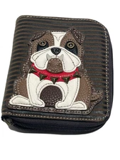 CHALA Zip Around Wallet, Wristlet, 8 Credit Card Slots, Sturdy Leather 