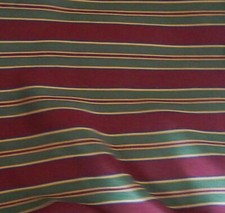 Gorgeous Elegant Decorator Fabric Burgundy Stripe 54" Wide