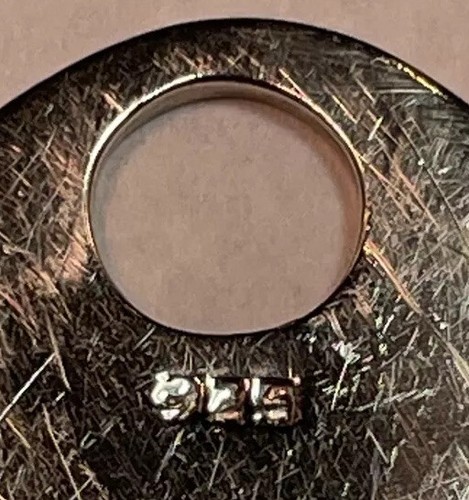 Set Of Six Sax Fifth Avenue Sterling Silver Luggage Tags Charms Label No Mono - Picture 7 of 7