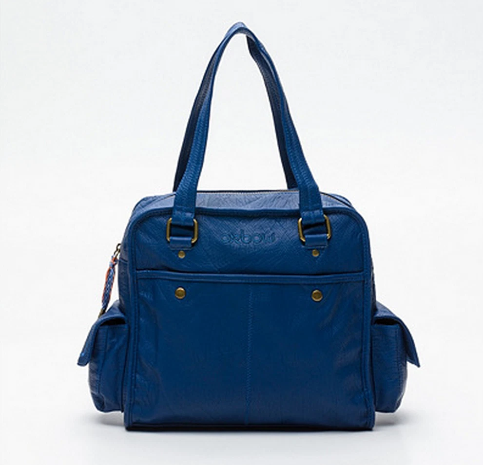 NEUF sac main OXBOW femme bleu bandouli re main anses portefeuille cabas