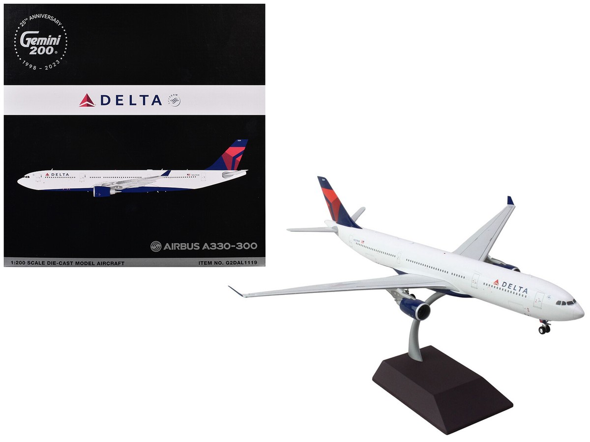 航空機・ヘリコプター Gemini Airbus A330-300 Delta Airlines Gemini Jets 1:200 Delta Air Lines A330-300 Unboxing and