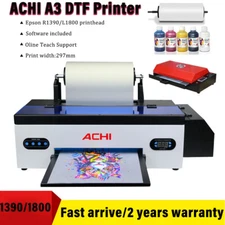 ACHI A3 DTF Printer Direct to Film T-shirt DIY Printer For Home Business Oven CA