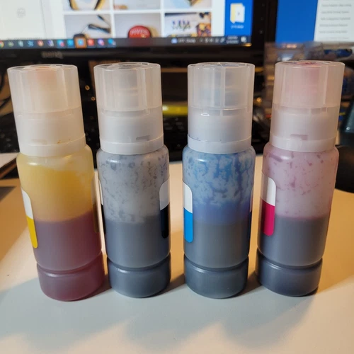 🖨️ 爱普生兼容 522 墨水瓶 – 4 色套装 – 半用 🧃 - 第 2 张/共 3 张
