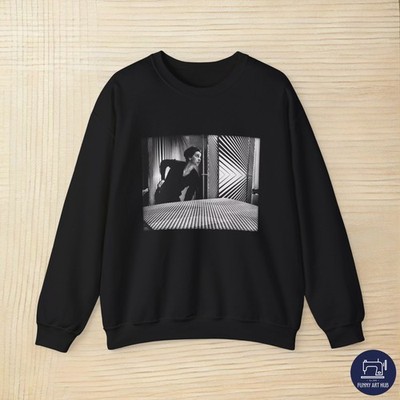 Optical Illusion Lines Bridget Riley Style Unisex Sweatshirt