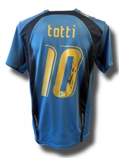 FRANCESCO TOTTI SIGNED 2006 ITALY WORLD CUP HOME SHIRT (ACG CERT AG16596)