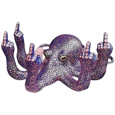 Middle Finger Octopus，Middle Finger Statue，Weird Decor Suitable for Indoor an...