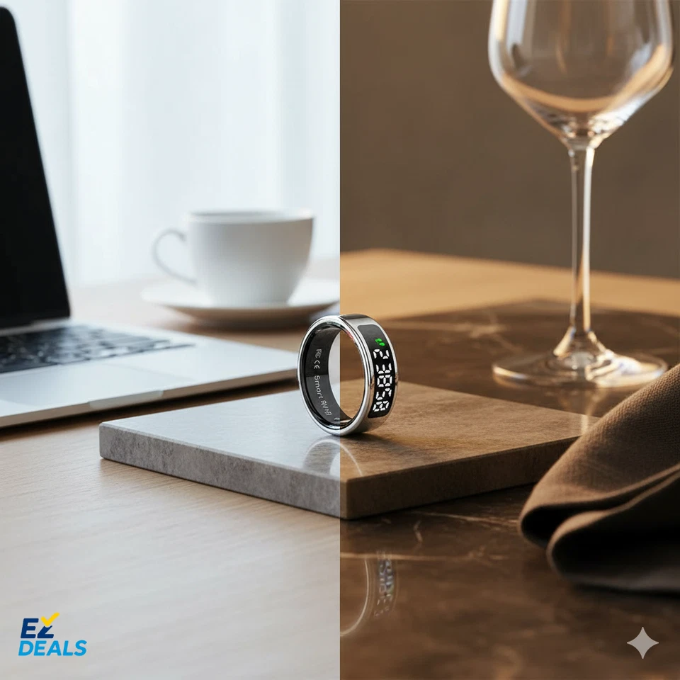 Colmi R12 Smart Ring Health Tracker, Waterproof Monitor for Heart Rate & Fitness - Bild 3 von 4